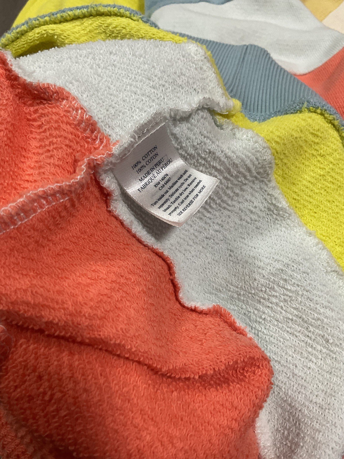 Faherty Soleil Sunshine Patchwork Colorful Women’… - image 6