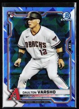 2021 Bowman Baseball Chrome Sapphire Daulton Varsho #95 RC Arizona Diamondbacks