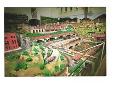 Pocono Scale Model Railroad Museum, Jim Thorpe PA VTG postcard UNP