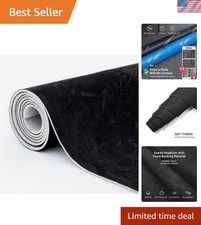 Professional Quality Black Suede Headliner Fabric 56" x 60" for Home Repair