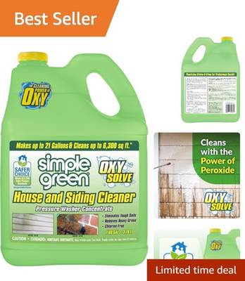#ad Non Toxic Oxy Solve Pressure Washer for Vinyl Brick Stucco 1 Gal $38.99