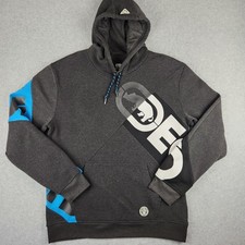 Ecko Unltd. Pullover Hoodie Men's Large L Charcoal Blue Rhino Streetwear