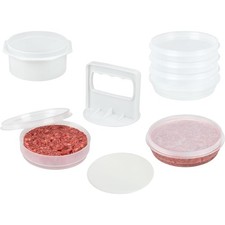 Hamburger Press Patty Maker - 4 in1, Burger Mold, Patty Press, 6 Storage Cont...