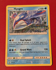 Pokemon TCG - Kyogre - SM129 Prerelease Stamped - Celestial Storm Black Star LP on eBay