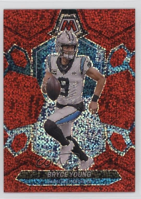 2024 Panini Mosaic Red Sparkle Prizm Bryce Young #29 x2o