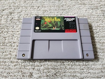 Secret of Mana - Super Nintendo SNES - Vintage Retro Loose Game Cart Only Tested