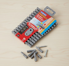 50 Drywall Plastic Anchors - Hollow wall Fixings The Original and The Best
