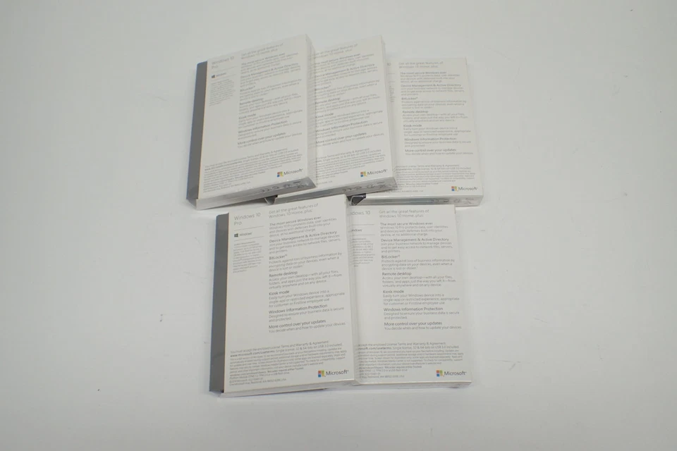 Microsoft Windows 10 Pro Professional 64bit Kit USB Media Key Sealed Box 5-Pack - Image 2 of 4