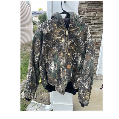 Carhartt Realtree Hooded Full Zip Jacket XL Regular 