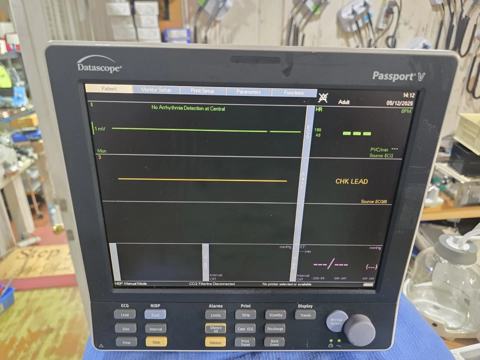 Monitor de paciente Datascope Passport V con Microstream CO2 Excelente estado  Foto 4 de 4