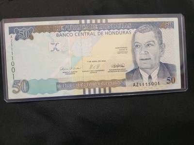 50 Lempiras Honduras Binario