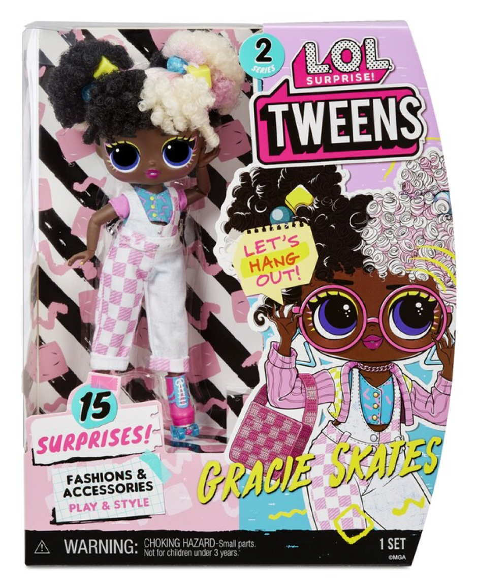 LOL Surprise! Tweens Gracie Skates 15 Surprises Fashions and Accessories Boxed