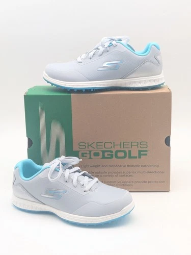 Skechers Women's Go Golf Golf Shoes Gray/Blue US 6.5