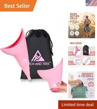 Women's Silicone Urination Device for Travel & Outdoor, Pink