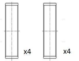 NEU - FAI Autoparts BB2017-025 Pleuellager FüR Opel Saab-image
