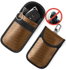 Upgraded Faraday Bag for Key Fob 2 Pack , Premium Faraday Key Fob Protector