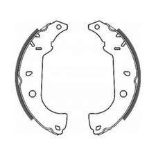Bremsbackensatz hinten für Alfa Romeo 145 930 146 | 24588799