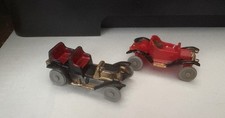Marx Antique Style Old Time E.L.M. Vintage Toy Cars Plastic 1:87 Scale