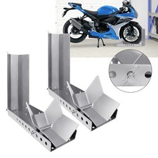 2er Motorradständer Montageständer Motorrad Standschiene Radwippe Verladehilfe
