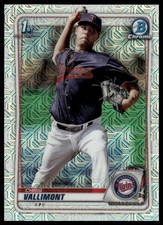 2020 Bowman #BCP-78 Chris Vallimont Chrome Prospects Mojo Refractor Twins