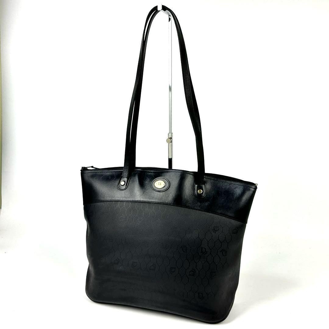Excellent Condition Christian Dior Tote Bag Trotter Allover Honeycomb Shoulder B
