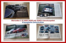 Mercedes C 32 AMG W203 mit 354PS Literaturpaket - 6 komplette Zeitschriften