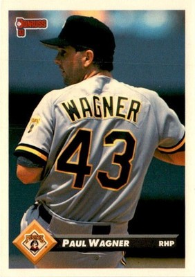 Donruss 93 Paul Wagner Pittsburgh Pirates Baseball Card