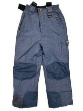 32 Degrees Snow Ski Pants Detachable Suspender Heather Blue Size Small 7/8