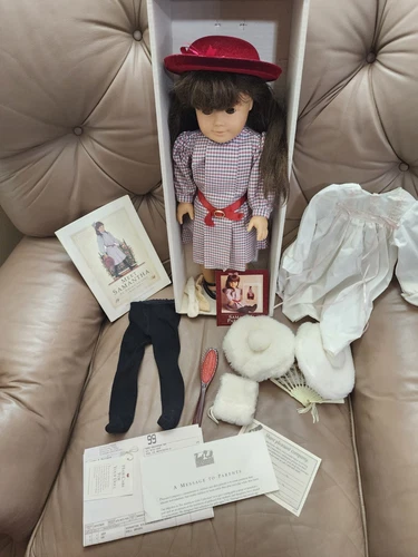 Orig Vtg 90s American Girl Doll Pleasant Company Samantha Parkington Plus EXTRAS