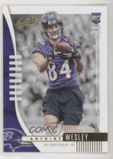 2019 Panini Absolute Rookie Yellow Antoine Wesley #143 3wl