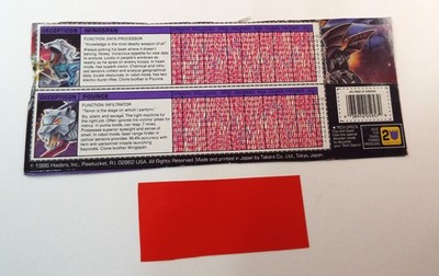 Wingspan & Pounce Tech Specs 1985 Vintage Hasbro G1 Transformers w/ Decoder