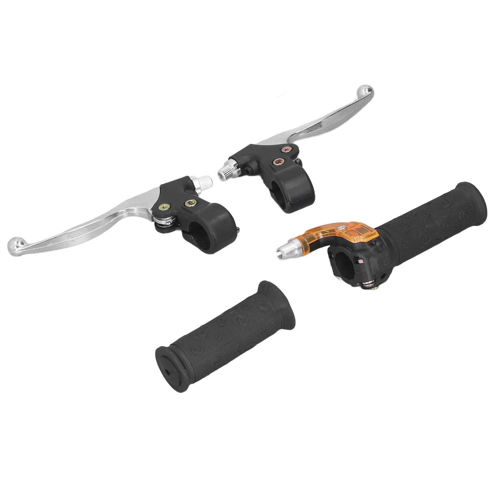 22mm Motorcycles Twist Throttle Grips Brake Levers Set For 47 49 2 Stroke Di