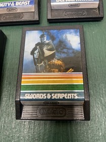 Intellivision Lot Of 5 Imagic Game Cartridges TESTED Atlantis, Demon, Swords