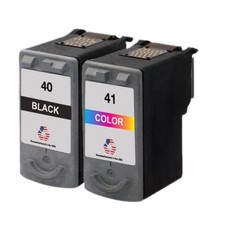 Compatible Ink Cartridge For Canon 40 Black/ 41 Color-USA