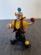 Sammlerfigur von Claudio Vivian Clown Jongleur ca.13 cm