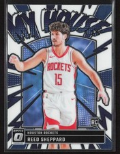 Reed Sheppard 2024-25 Donruss Optic #18 My House Houston Rockets