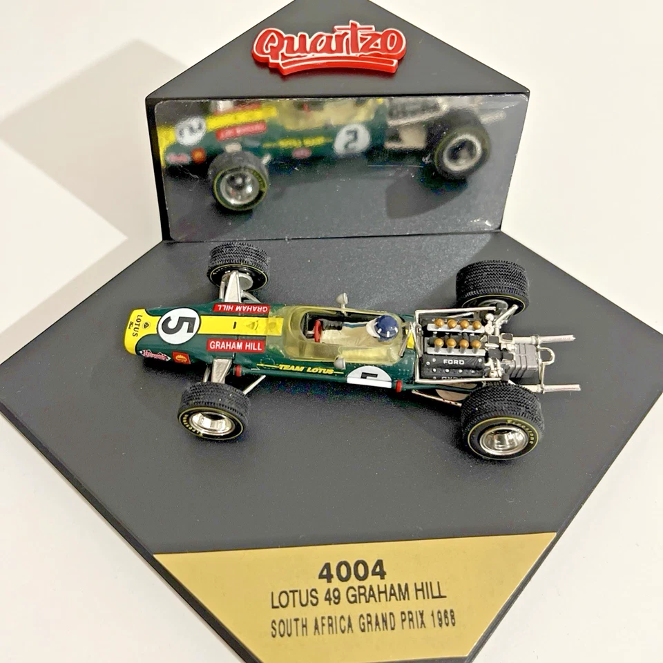 Model Lotus 49 South African Gp 1968 Graham Hill Quartzo Q4004 1/43 F1 - Immagine 2 di 4
