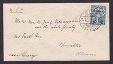 LATVIA 1934, Cover from Riga to USA
