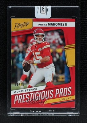 2024 Prestige Prestigious Pros Xtra Points Gold 68/75 Patrick Mahomes II 8d2