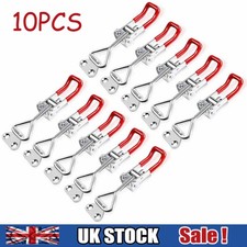 10X Toggle Clamp Holding Heavy Duty Box Catch Latch Hasp Clip Case Adjustable