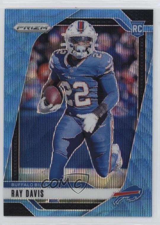 2024 Panini Prizm Rookies Blue Wave Prizm 108/230 Ray Davis #382 Rookie RC 1j2b