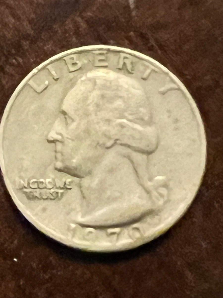 1970 Washington 25 Cents Quarter No Mint Mark - Rare | eBay