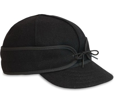 Stormy Kromer The Original Stormy Kromer Wool Cap Black Size 6 1/2