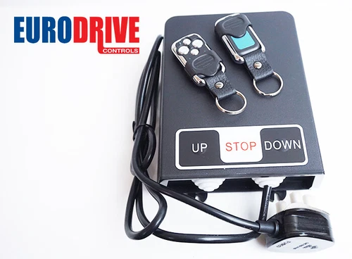 Eurodrive Roller Shutter Remote Control Panel Kit with 2 x Remote Controls