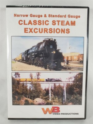 Narrow Gauge & Standard Gauge Classic Steam Excursions DVD Train Video *NEW*