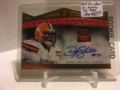 2015 Crown Royale Rookie Royalty Signatures Gold #RRSDA Danny Shelton RC 78/99
