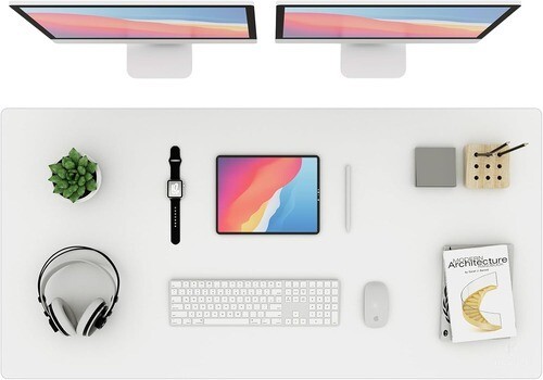 K KNODEL Table Mat, Desk Pad, 120 x 60cm PVC Table Mat, Laptop (pack opened) - Afbeelding 1 van 6