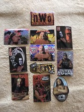 WCW WRESTLING 11 STICKERS 1998 VINTAGE NEW