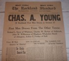 Rockland, ME News, July 21, 1917 - WWI "Draft Extra!" List of 2,399 Local Men