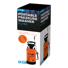 Tragbare Power Waschmaschine - 5L Mehrzweckspr&uuml;her Auto, Garten, Haus, Terrasse im Freien
